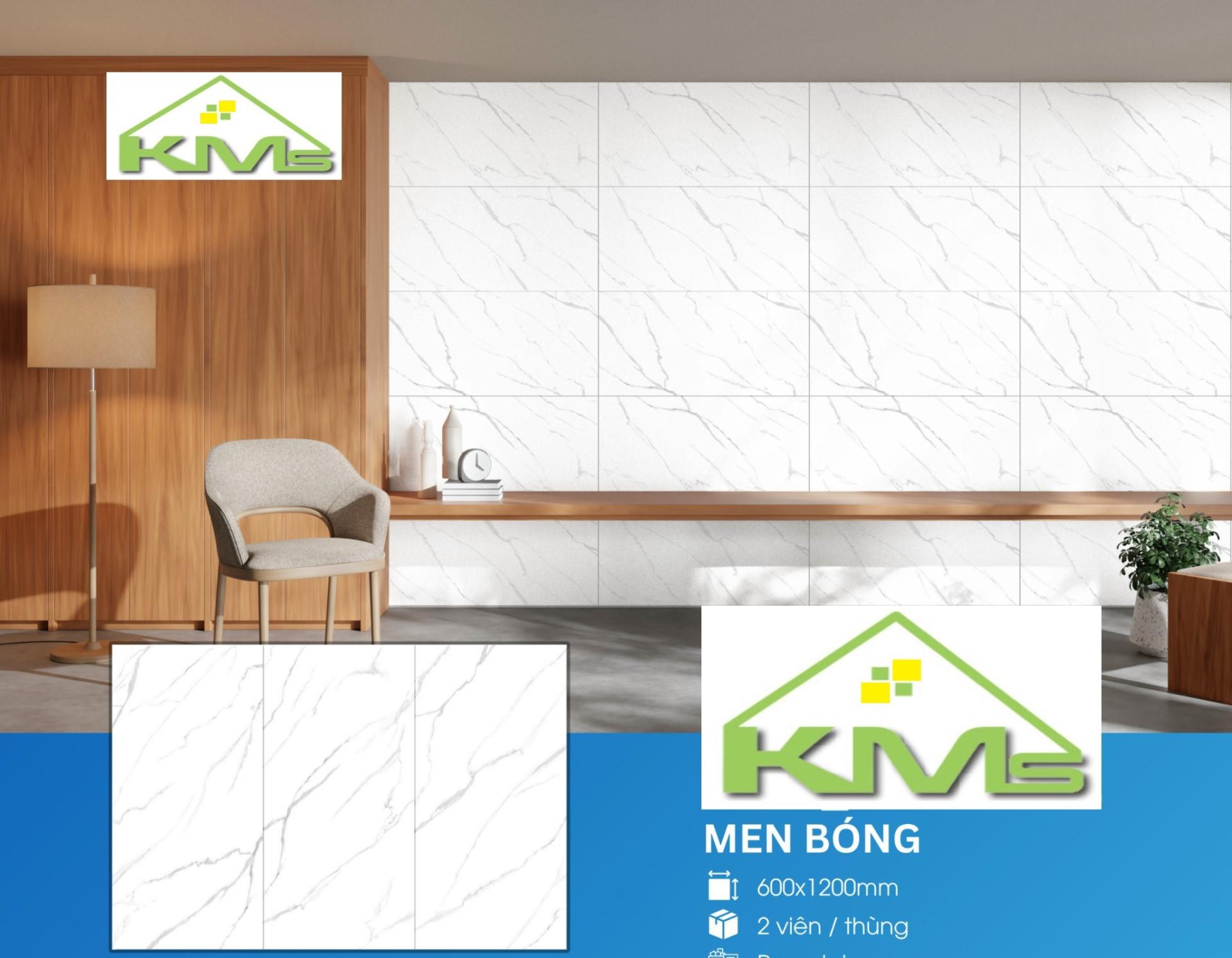 Gạch Vân Đá Viglacera 60x120 Bóng SH12_GP61201